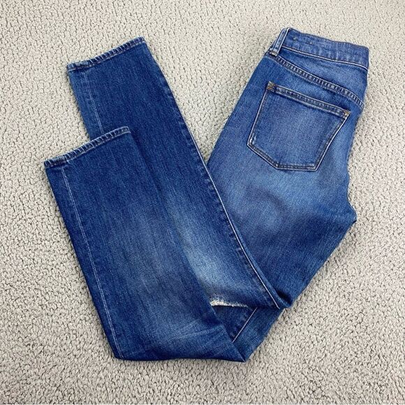 Madewell Women High Rise The Slim Boyjean: Rip and Repair Edition | Size: 24 - Picture 7 of 15